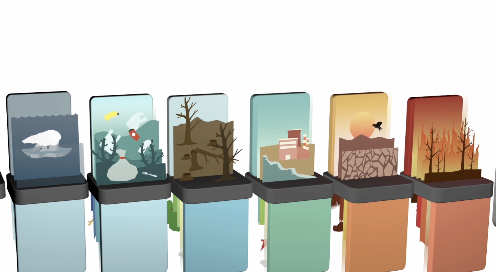 Building the 3D Scene process media 2