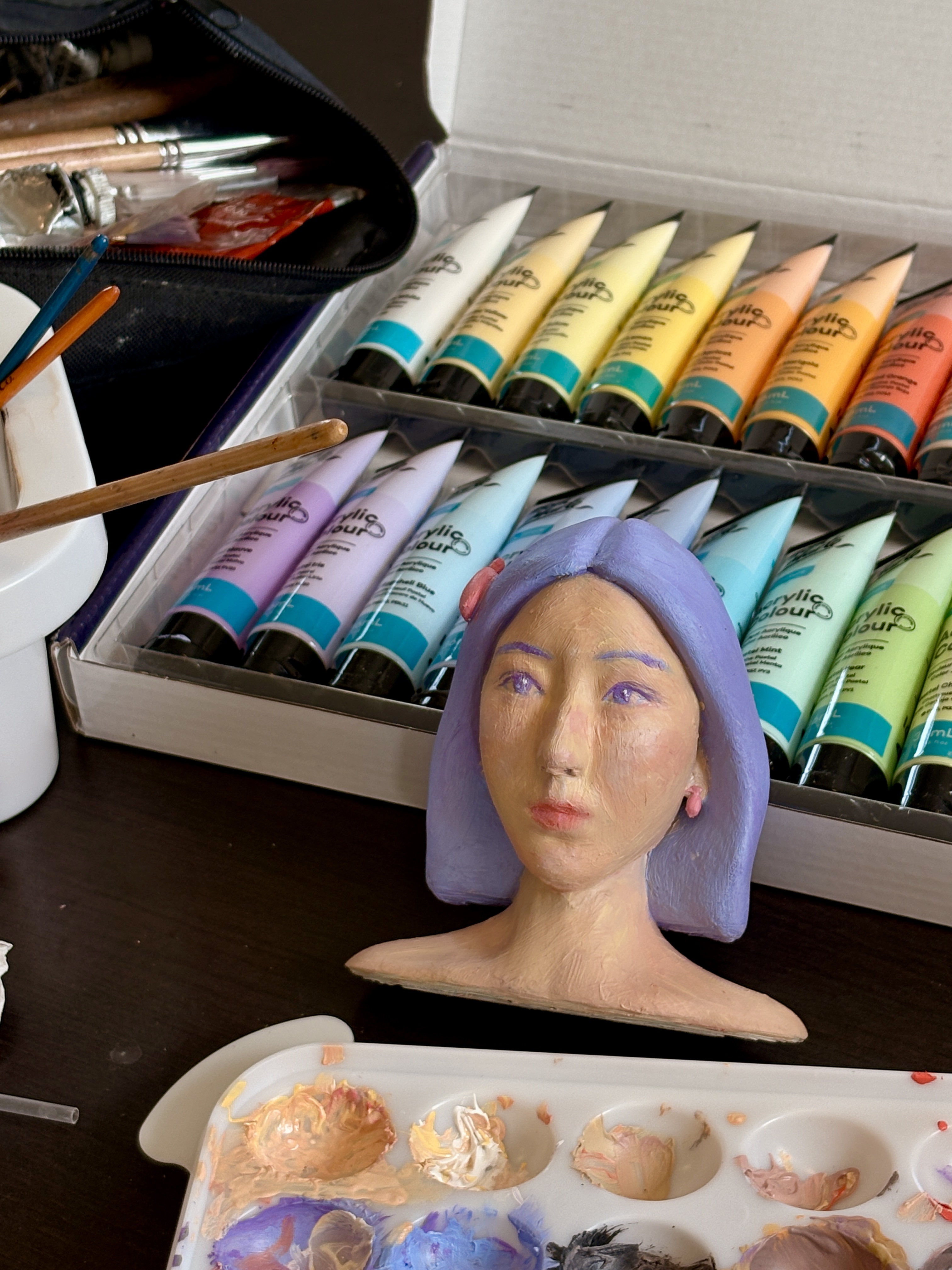 Acrylic painting process media 1